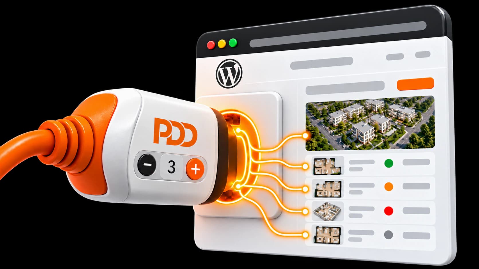 Wtyczka WordPress z ofertą mieszkań na stronie dewelopera